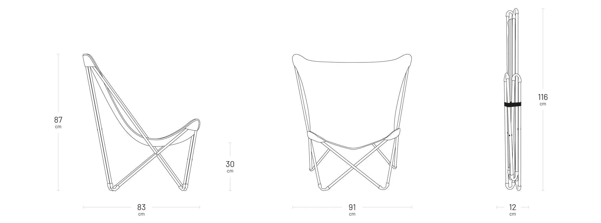 XL Butterfly Armchair